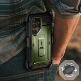Supcase Samsung Galaxy S25 Ultra -kuori UB Pro Vihreä