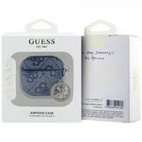 Guess AirPods 4 Kotelot Classic Logo 4G Charm Sininen