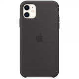 Apple Alkuperäinen iPhone 11 Silikonisuojakuori Musta