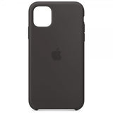 Apple Alkuperäinen iPhone 11 Silikonisuojakuori Musta