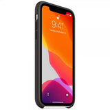 Apple Alkuperäinen iPhone 11 Silikonisuojakuori Musta