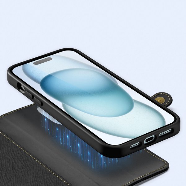 Dux Ducis iPhone 15 -kotelo 2-in-1 Lawa Series MagSafe Musta