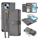 Dux Ducis iPhone 15 Kotelo 2-in-1 Lawa Series MagSafe Harmaa