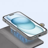 Dux Ducis iPhone 15 Kotelo 2-in-1 Lawa Series MagSafe Harmaa