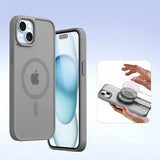 Dux Ducis iPhone 15 Kotelo 2-in-1 Lawa Series MagSafe Harmaa