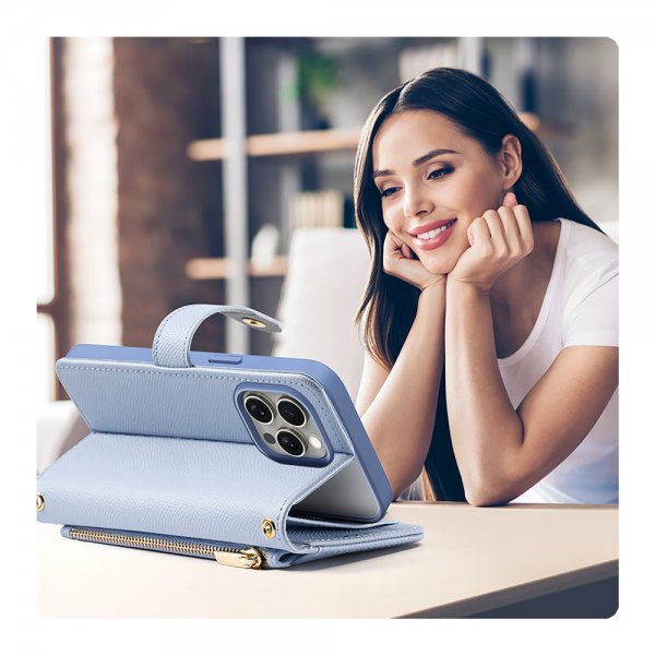 Dux Ducis iPhone 15 Pro Kotelo 2-in-1 Lawa Series MagSafe Sininen