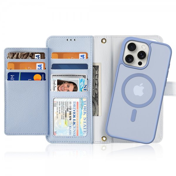Dux Ducis iPhone 15 Pro Kotelo 2-in-1 Lawa Series MagSafe Sininen