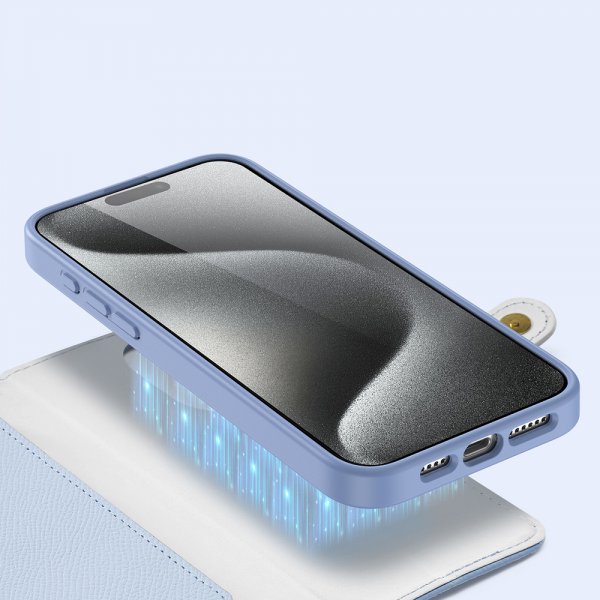 Dux Ducis iPhone 15 Pro Kotelo 2-in-1 Lawa Series MagSafe Sininen