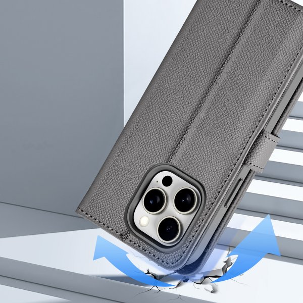 Dux Ducis iPhone 15 Pro Max Kuori 2-in-1 Lawa Series MagSafe Harmaa