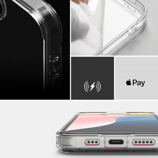 Ringke iPhone 16/iPhone 17 kuori Fusion Transparent