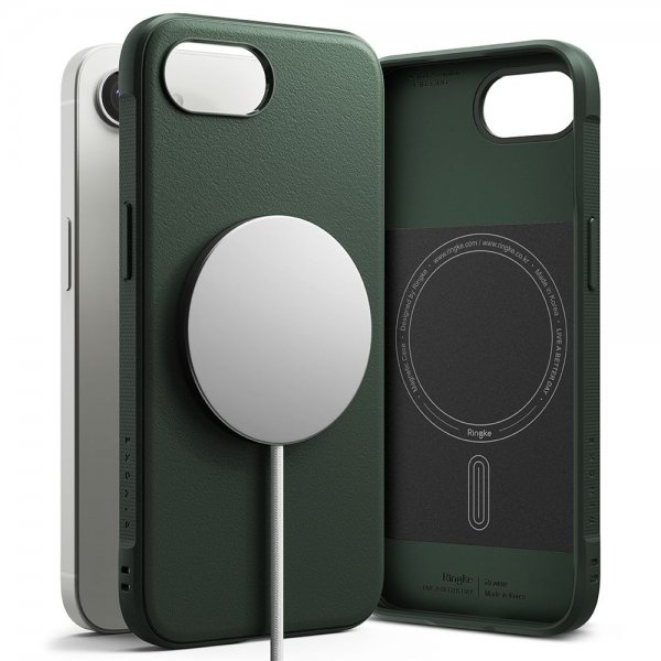 Ringke iPhone 16/iPhone 17 kuori Onyx Magnetic vihreä