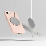 Ringke iPhone 16/iPhone 17 kuori silikoni magneetti vaaleanpunainen hiekka