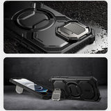 Supcase iPhone 16e/iPhone 17e Kuori ArmorBox MagSafe Musta