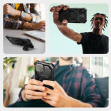 Supcase iPhone 16e/iPhone 17e Kuori ArmorBox MagSafe Musta