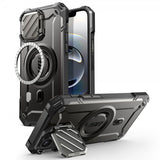 Supcase iPhone 16e/iPhone 17e -suojakuori UB Mag XT, musta