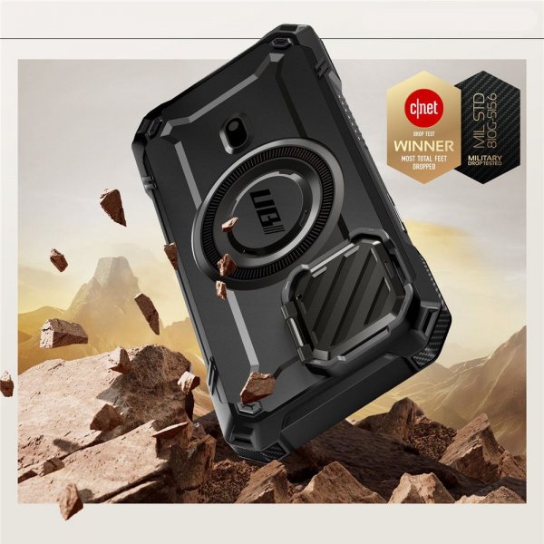 Supcase iPhone 16e/iPhone 17e -suojakuori UB Mag XT, musta