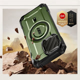 Supcase iPhone 16e/iPhone 17e -suojakuori UB Mag XT, vihreä