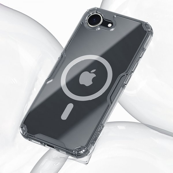 Nillkin iPhone 16/17 Kuori Nature Pro Series MagSafe Läpinäkyvä