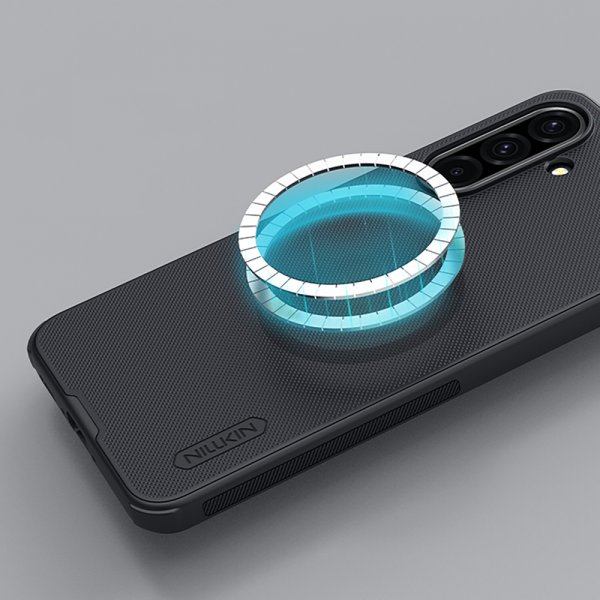 Nillkin Samsung Galaxy A36 Kuori Super Frosted Shield Pro MagSafe Musta