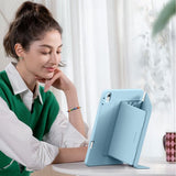 ESR iPad Air 13 (M2/M3/M4) Suojakotelo Flip Hybrid Sininen
