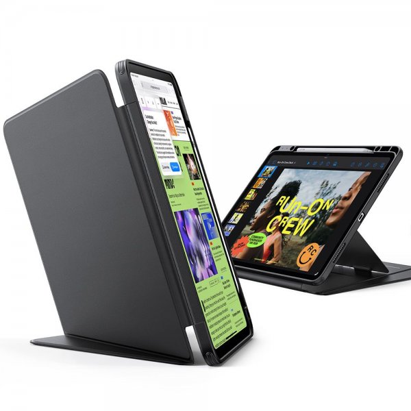 ESR iPad Air 13 (M2/M3/M4) Suojakotelo Flip Hybrid Musta