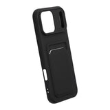 iPhone 17 Pro Max Kuori Korttiteline Musta