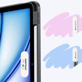 ESR iPad 10.9 (10. sukupolvi)/iPad 11 (A16) -suojakotelo, Flip Hybrid Folio, musta