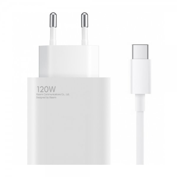 Xiaomi Alkuperäinen laturi USB-C-kaapelilla 120W HyperCharge Combo 6A