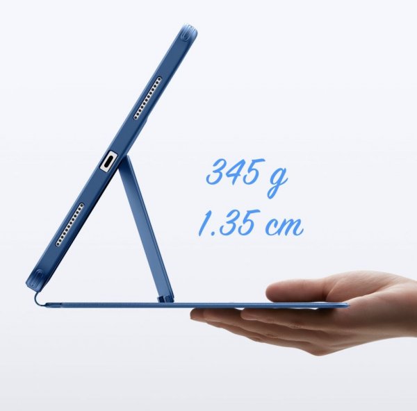 ESR iPad 10.9 (10. sukupolvi)/iPad 11 (A16) suojakotelo Flip Hybrid -tummanruskea