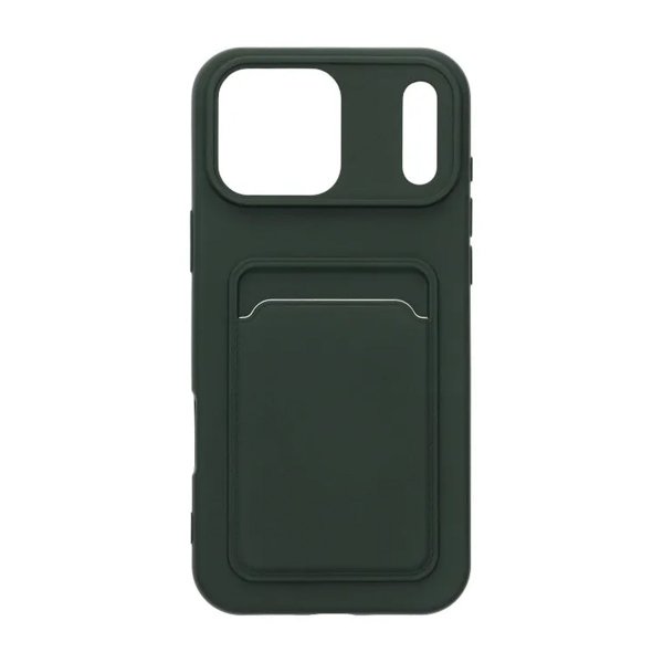 iPhone 17 Pro Max Kuori Korttikotelolla Vihreä