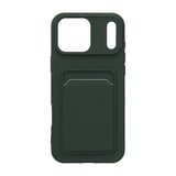 iPhone 17 Pro Max Kuori Korttikotelolla Vihreä