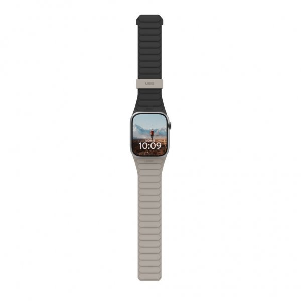 Urban Armor Gear (UAG) Apple Watch 44/45/46mm/Apple Watch Ultra -ranneke Pathfinder Musta/Titaani