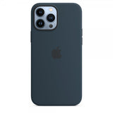 Apple Alkuperäinen iPhone 13 Pro Max Silikonikuori MagSafella, musteensininen