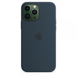 Apple Alkuperäinen iPhone 13 Pro Max Silikonikuori MagSafella, musteensininen