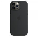 Apple alkuperäinen iPhone 13 Pro Max -kuori silikonikuori MagSafe yönsininen