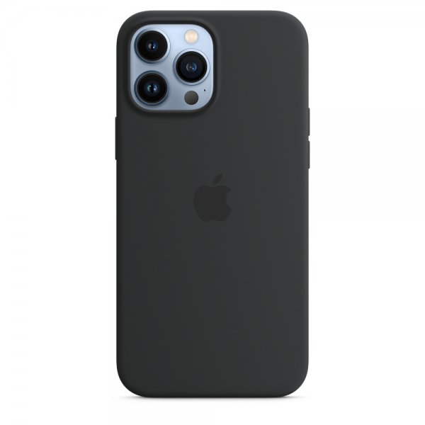 Apple alkuperäinen iPhone 13 Pro Max -kuori silikonikuori MagSafe yönsininen