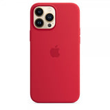 Apple alkuperäinen iPhone 13 Pro Max -silikonisuojakuori MagSafe RED