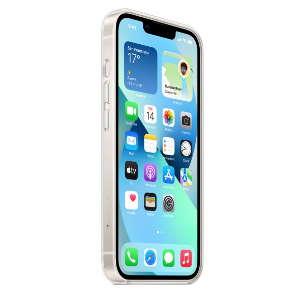 Apple Alkuperäinen iPhone 13 Kuori Clear Case MagSafe Läpinäkyvä