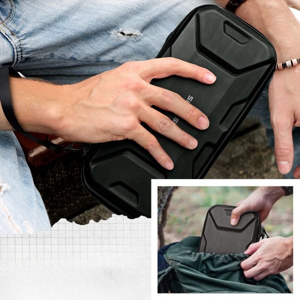 Supcase Nintendo Switch 2 -kantokotelo, musta
