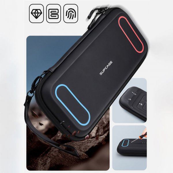 Supcase Nintendo Switch 2 -kantokotelo, Mini, musta