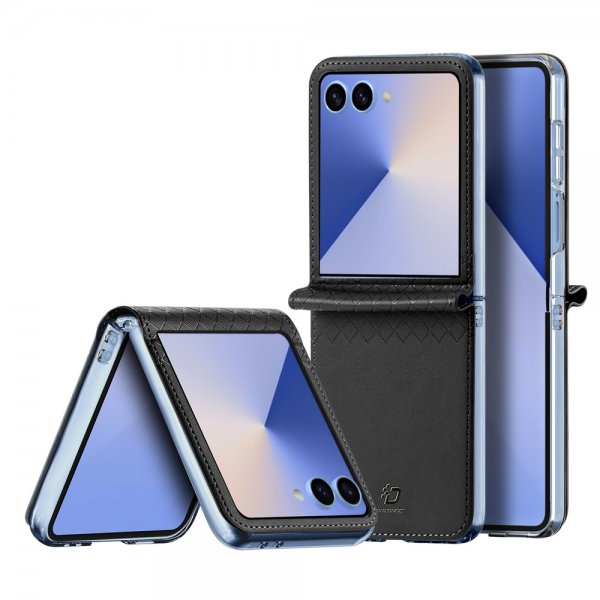 Dux Ducis Samsung Galaxy Z Flip 7 Kuori Bril Series Musta