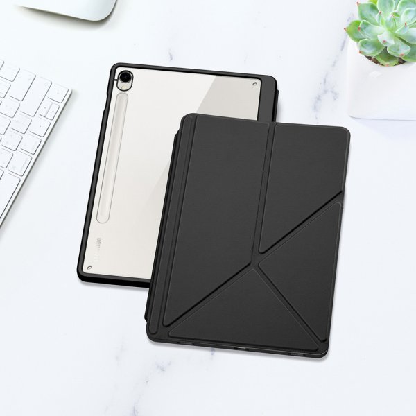 Dux Ducis Samsung Galaxy Tab S9/S9 FE/S10 FE/S10 Lite -kotelo, Magic Series, musta