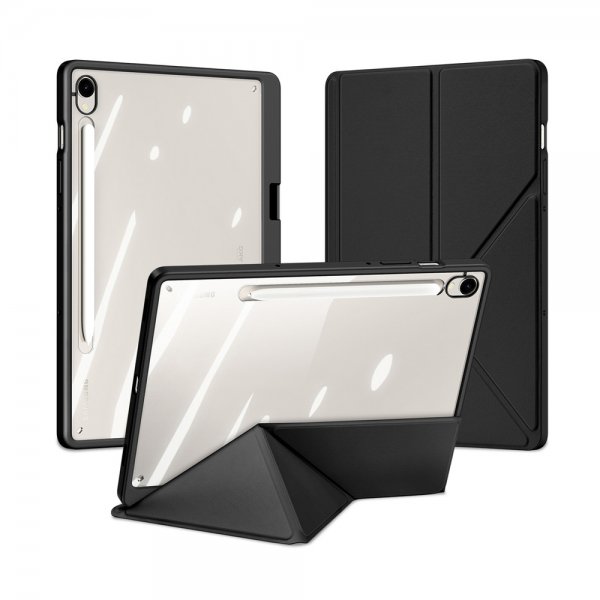 Dux Ducis Samsung Galaxy Tab S9/S9 FE/S10 FE/S10 Lite -kotelo, Magic Series, musta