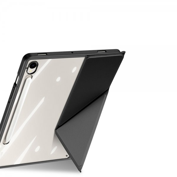 Dux Ducis Samsung Galaxy Tab S9/S9 FE/S10 FE/S10 Lite -kotelo, Magic Series, musta