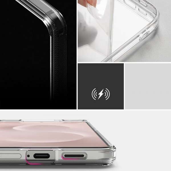 Ringke Samsung Galaxy S25 Edge Kuori Fusion Läpinäkyvä