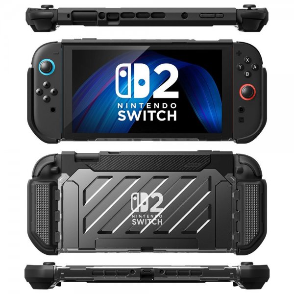 Supcase Nintendo Switch 2 Suojakuori UB Pro Musta