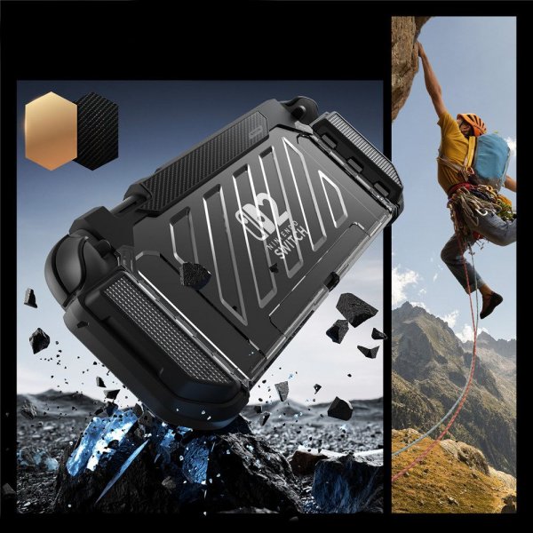 Supcase Nintendo Switch 2 Suojakuori UB Pro Musta