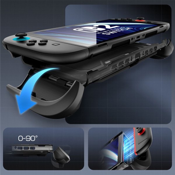 Supcase Nintendo Switch 2 Suojakuori Titan Musta