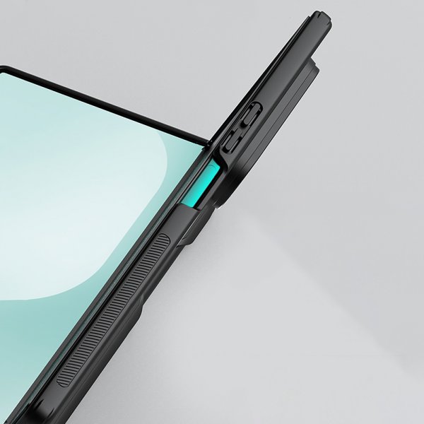 Nillkin Samsung Galaxy Z Fold 7 Kuori Super Frosted Shield Fold MagSafe Musta