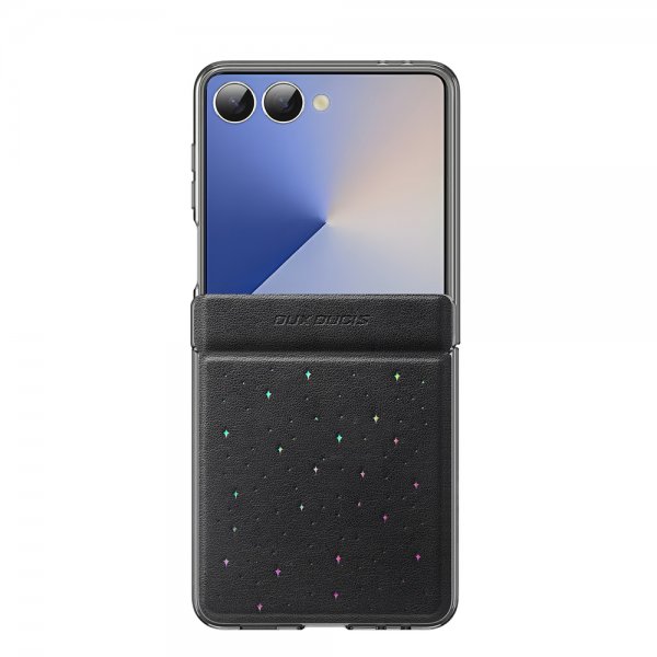 Dux Ducis Samsung Galaxy Z Flip 7 Kuori Stex Series Musta